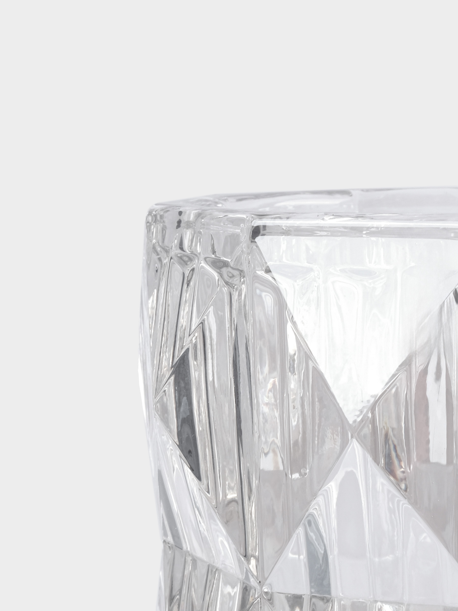 Ваза для цветов, 28 см, стекло, перламутр, Сanto