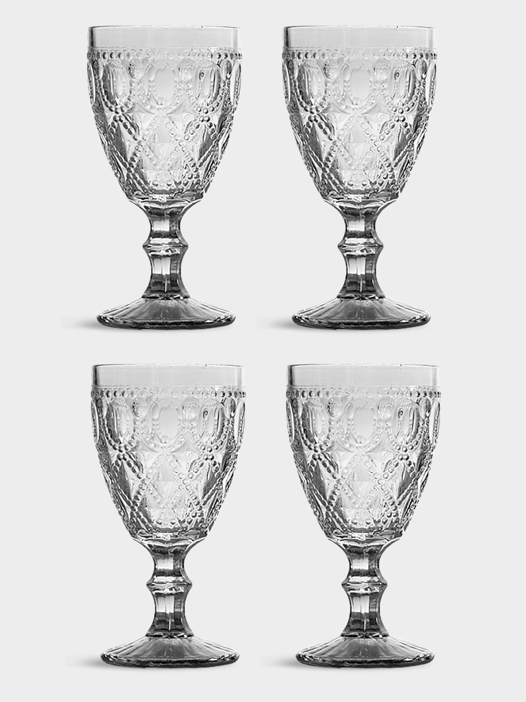 Бокал для вина, 400 мл, 4 шт, стекло P, Dubai