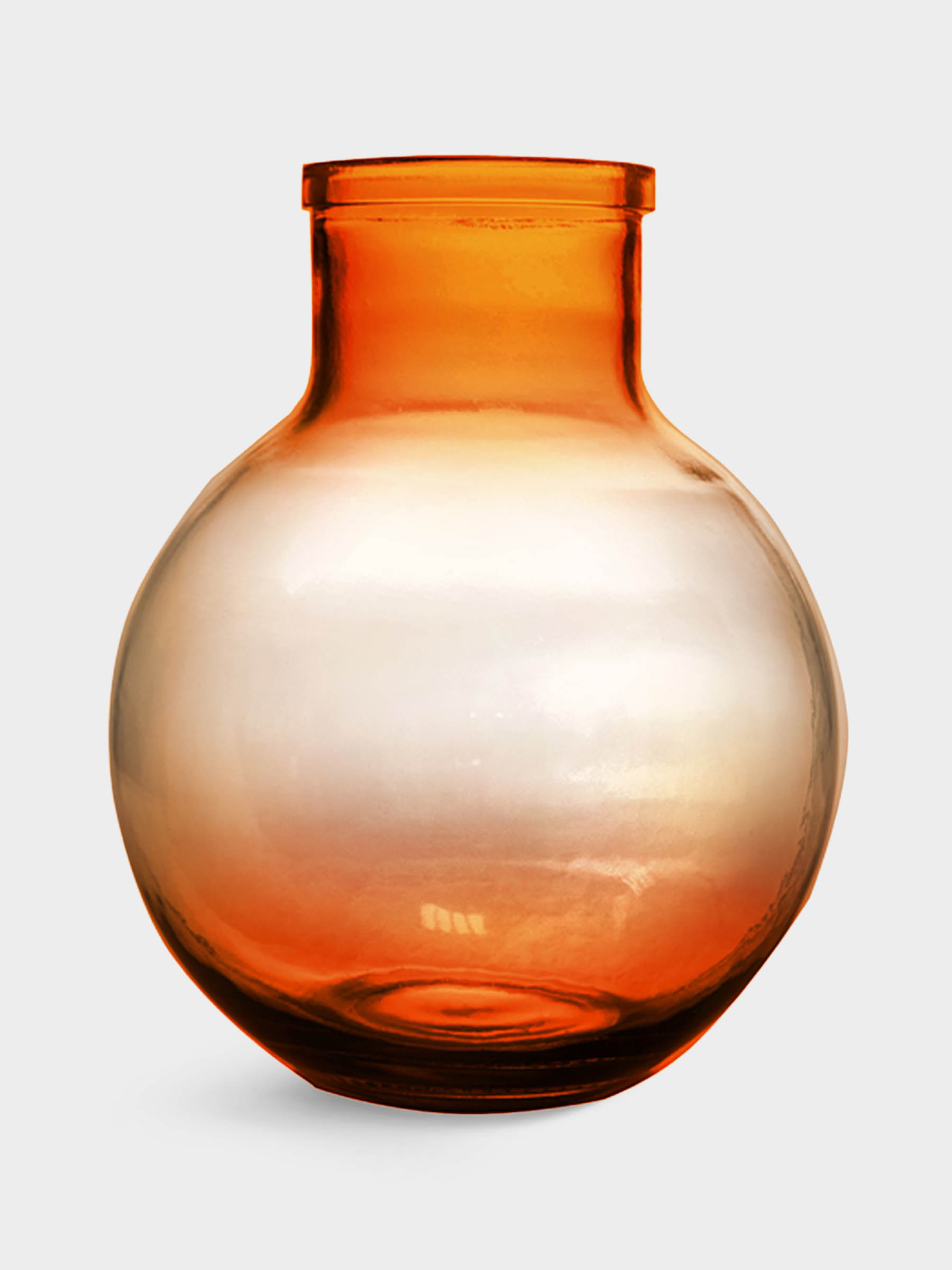 Ваза, 31 см, оранжевая, градиент, Aran