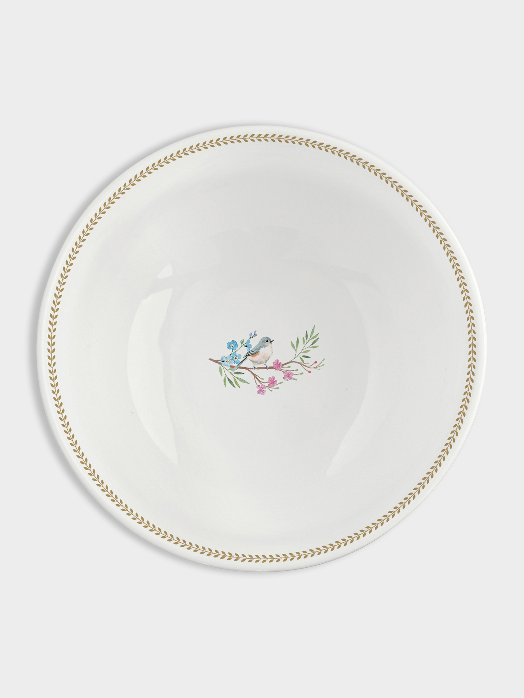 Салатник, 23 см, 2,5 л, Пение птиц