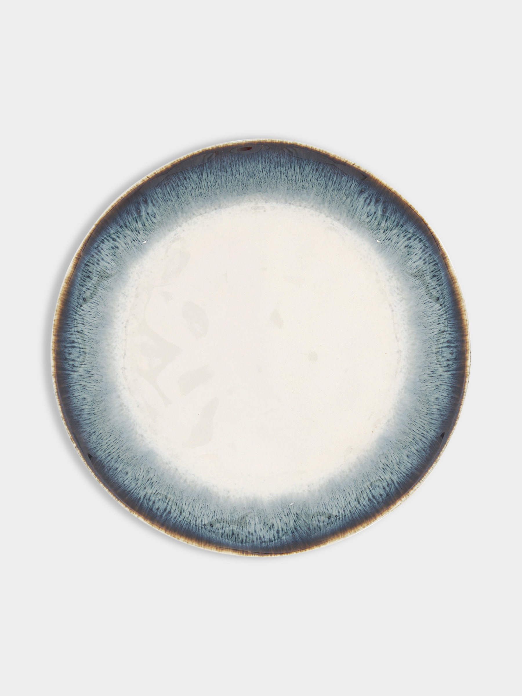 Тарелка закусочная, 21 см, синяя, Nuances