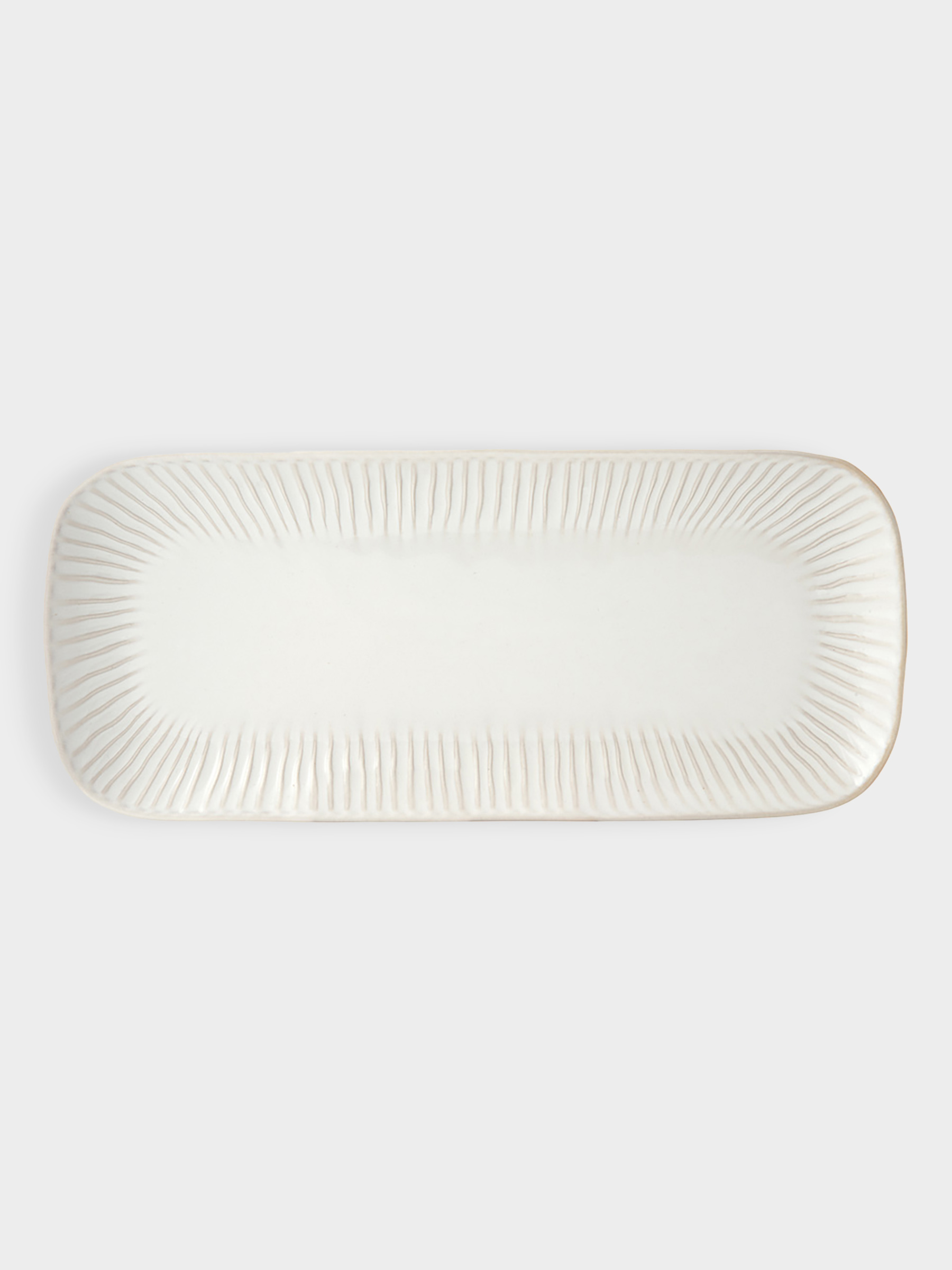Блюдо, 36x16 см, прямоугольное, белое, Gallery