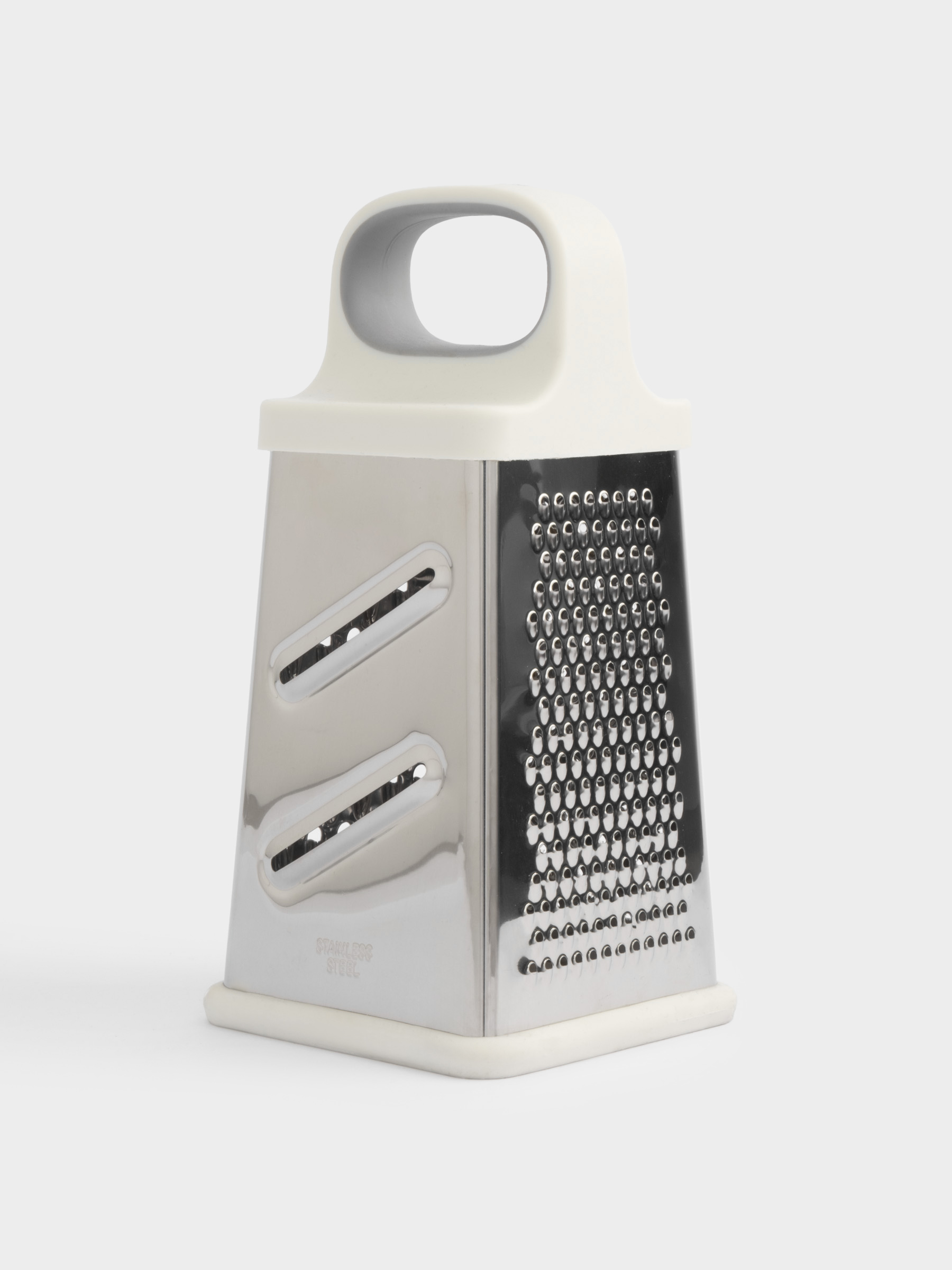 Терка, 21 см, четырехгранная, сталь/пластик, серо-бежевая, Universal