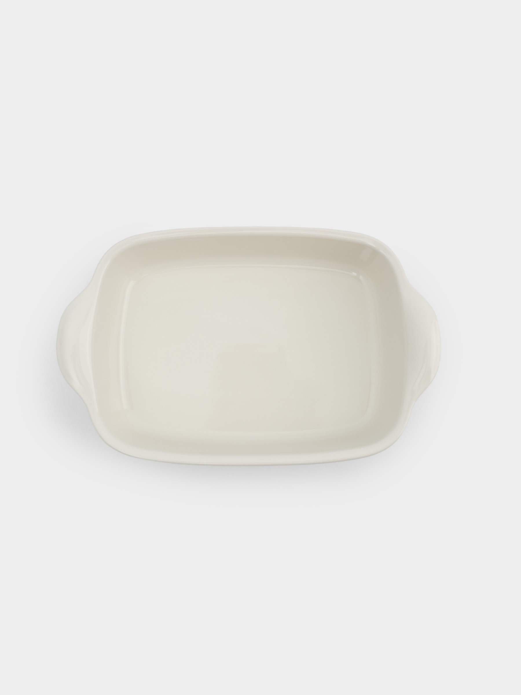 Форма для запекания, 25х19 см, керамика, прямоугольная, молочная, Baker