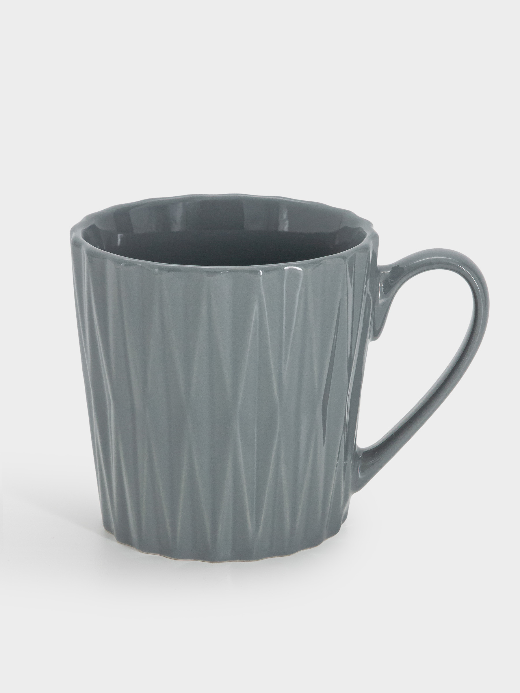 Набор кружек, 4 пр, 380 мл, серые, Nova