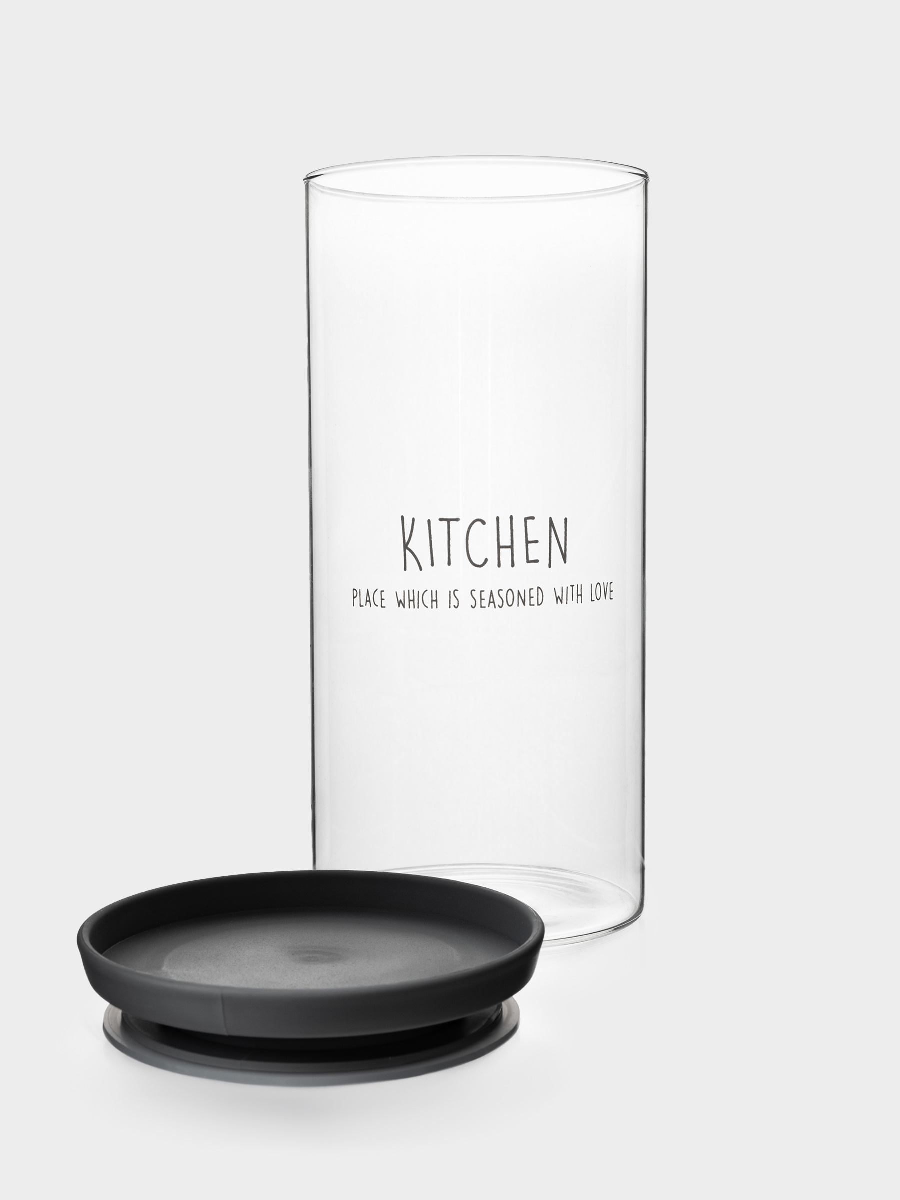 Банка для сыпучих продуктов, 1,1 л, стекло Б/пластик, Special