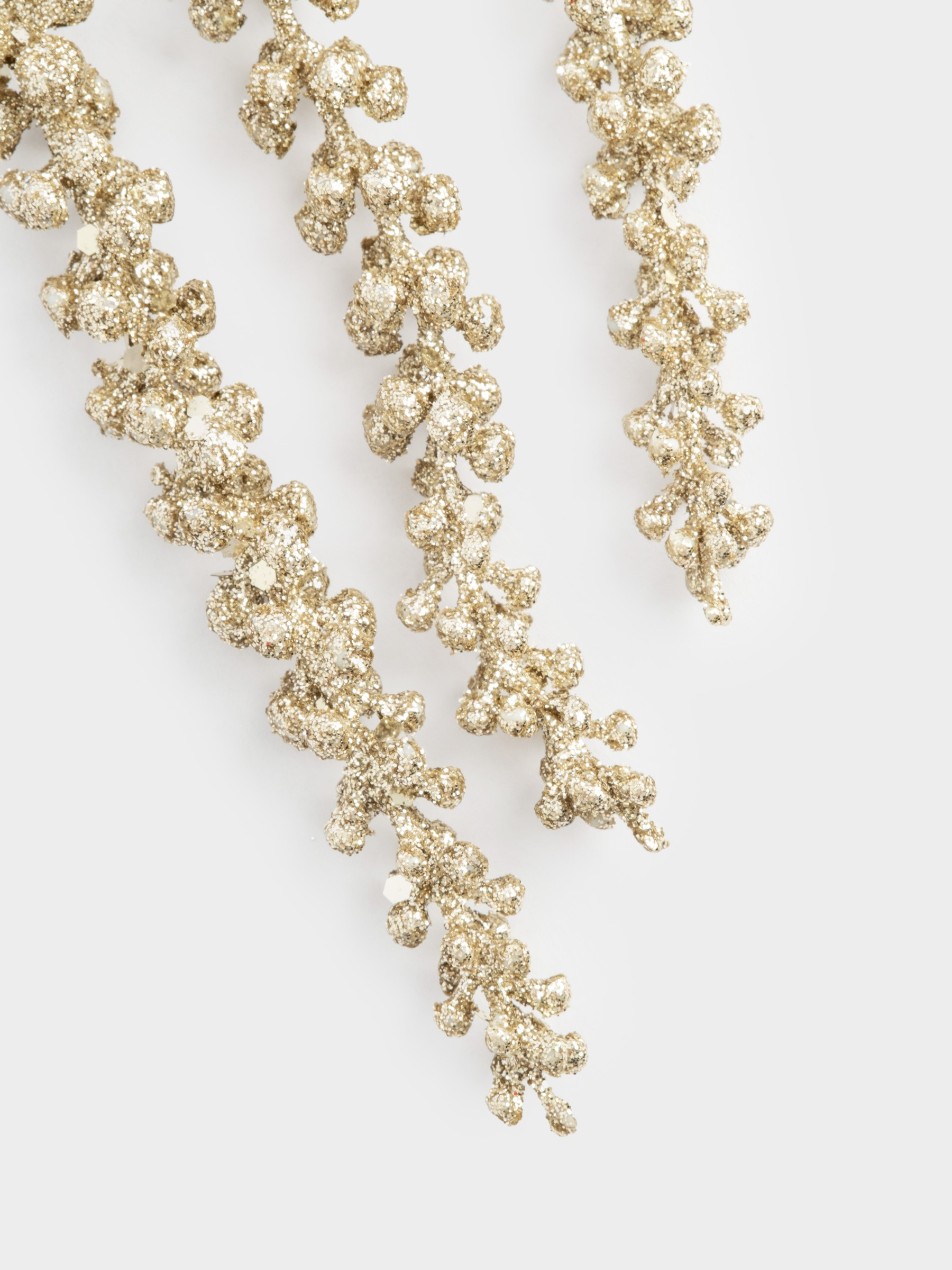 Ветка декоративная, 55 см, пластик/металл, Амарант, Interior gold