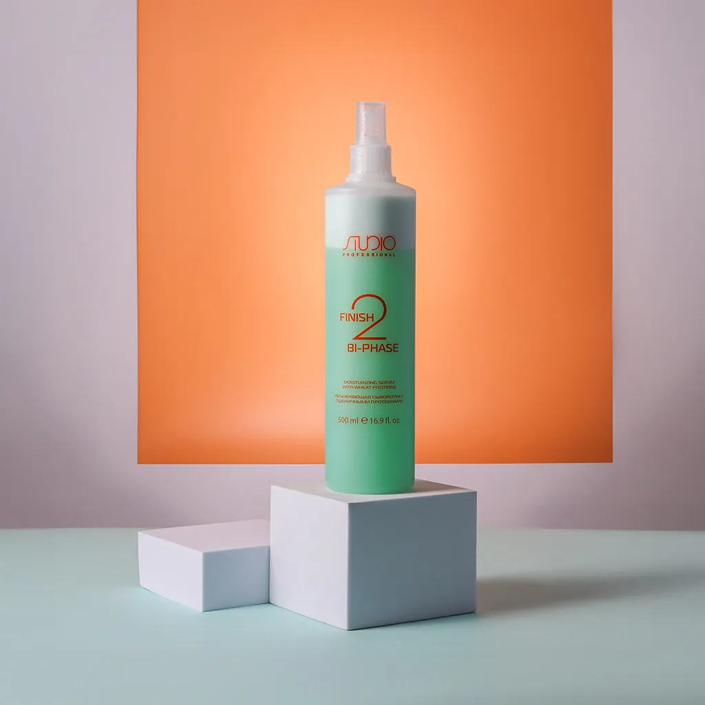 KAPOUS Увлажняющая сыворотка с пшеничными протеинами «Finish Bi-Phase», 500 мл
