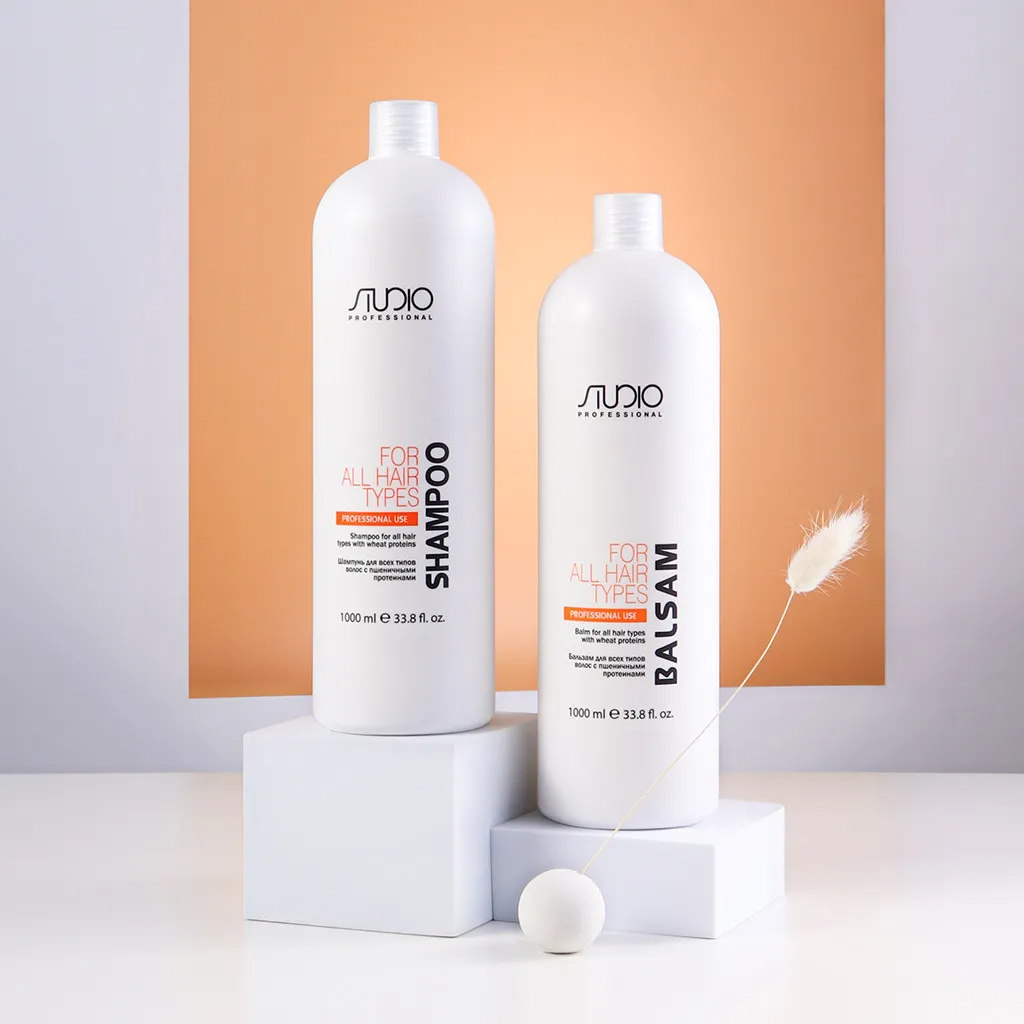 KAPOUS Шампунь для всех типов волос с пшеничными протеинами, 1000 мл