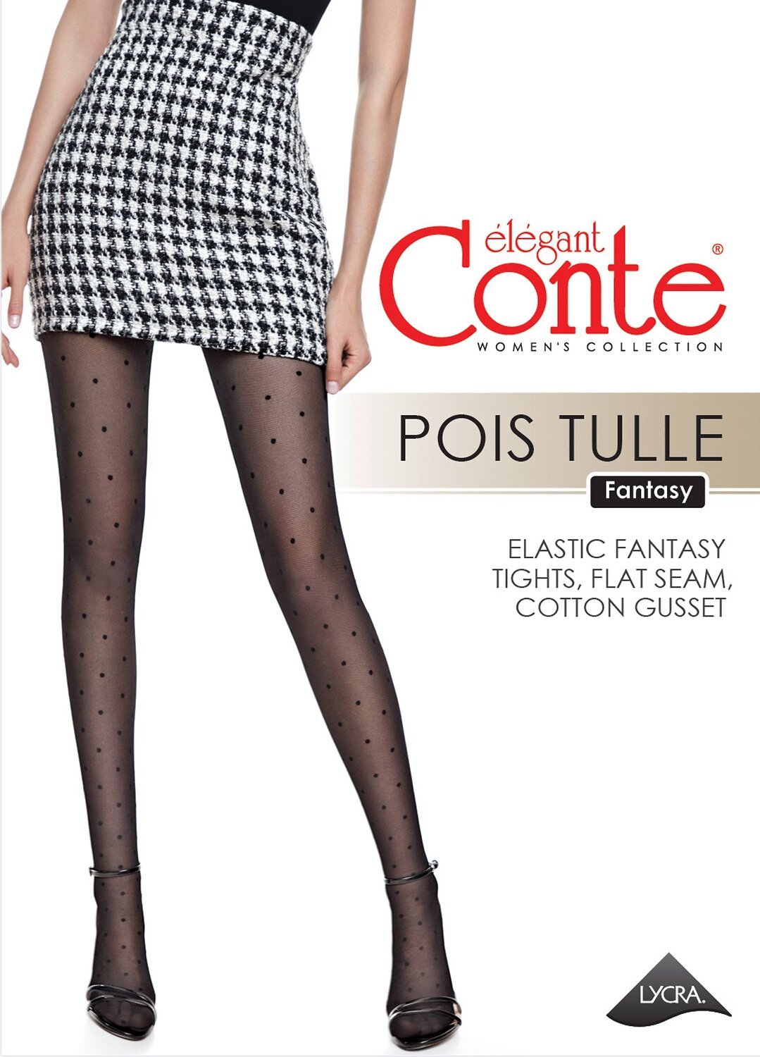 ст. цена483руб.! Conte elegant Колготки POIS TULLE