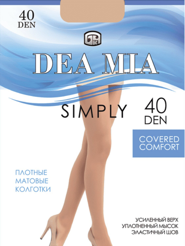 ст. цена189руб.! DEA MIA Колготки SIMPLY 40
