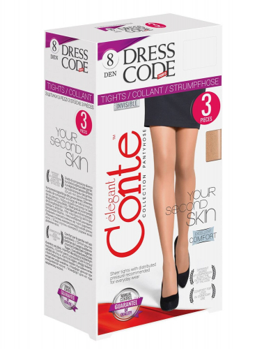 ст. цена621руб.! Conte elegant Колготки DRESS CODE 8 (3 штуки)