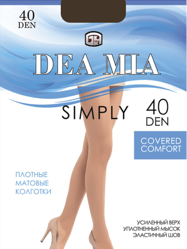 ст. цена189руб.! DEA MIA Колготки SIMPLY 40