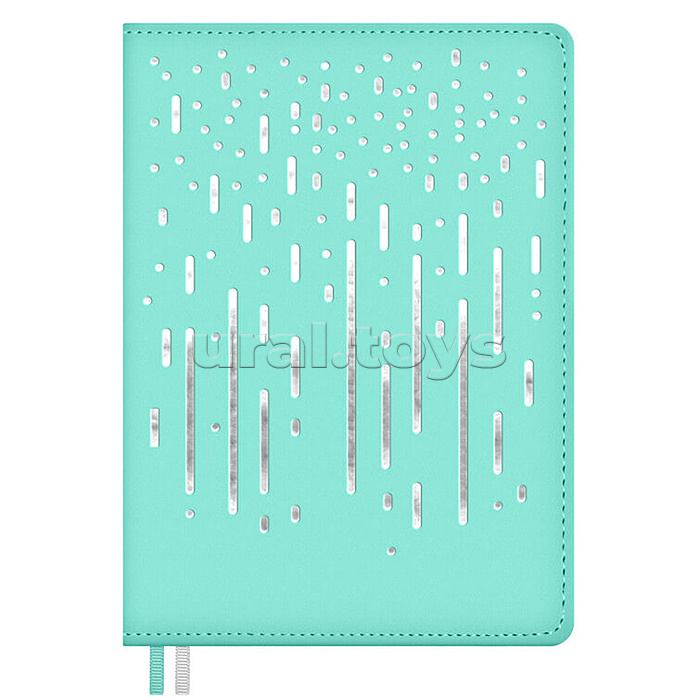 Ежедневник недатированный Escalada, А6+, 120 л., Плонже мятный