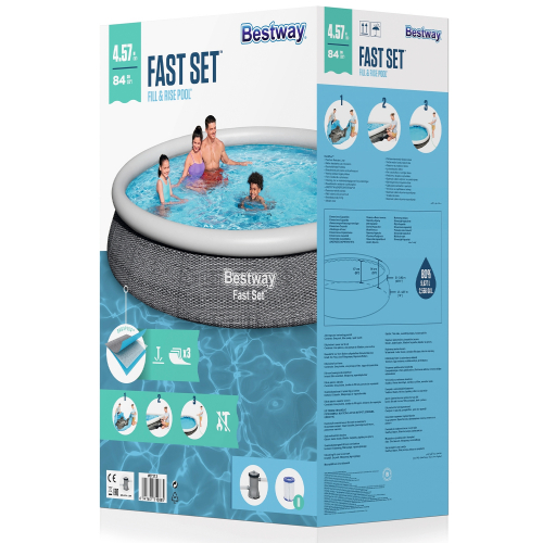 3645 р.  11570 р.  1 шт. доступно/ Бассейн с надувным бортом Bestway 