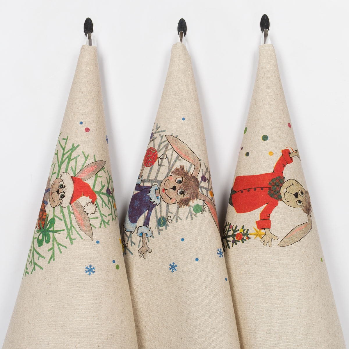 Комплект полотенец из 3 шт 22С145-ШР+К/п.р/фкор 45*60