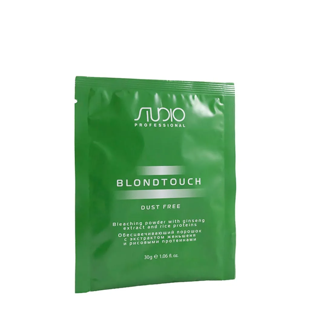 Обесцвечивающий порошок для волос с экстрактом женьшеня и рисовыми протеинами «Dust Free», 30 г KAPOUS