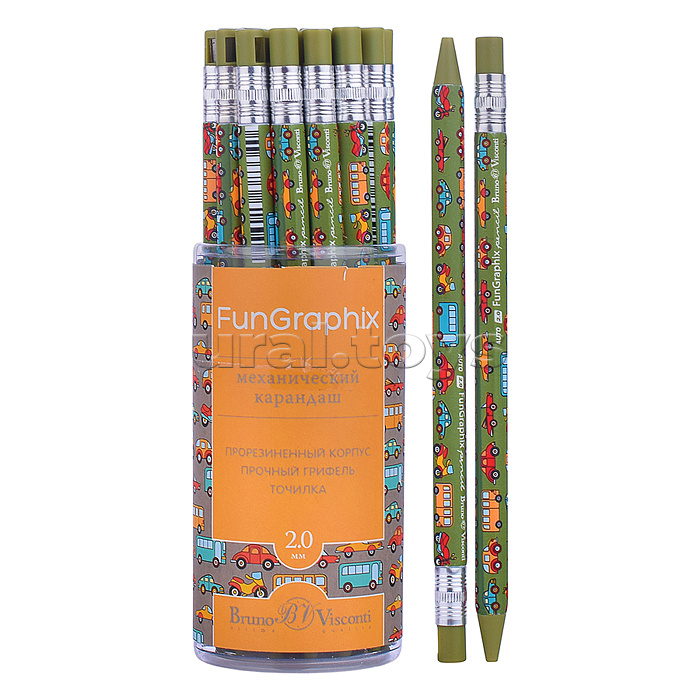 Карандаш механический цанговый с точилкой