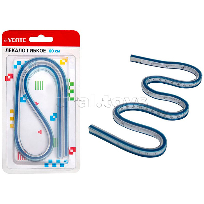 Лекало гибкое 60 см, для рукоделия, с гибким металлическим стержнем из специального сплава