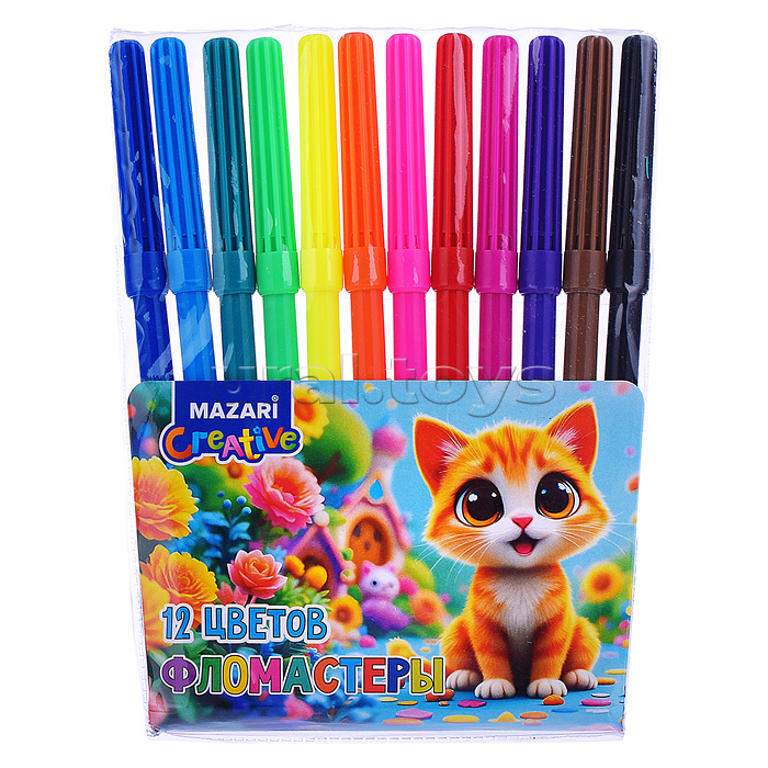 Фломастеры 12 цв,