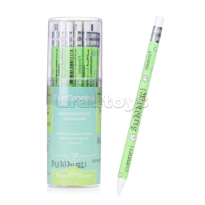 Карандаш механический цанговый с точилкой