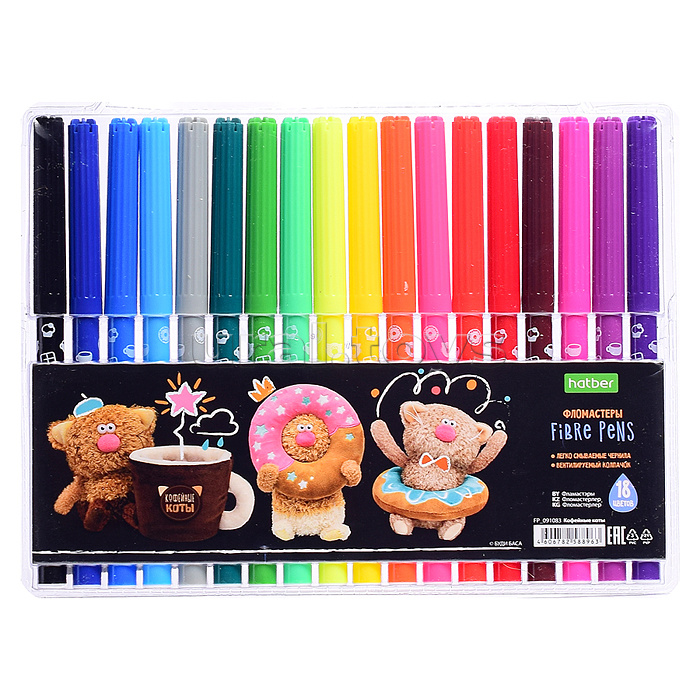 Фломастеры 18 цв.