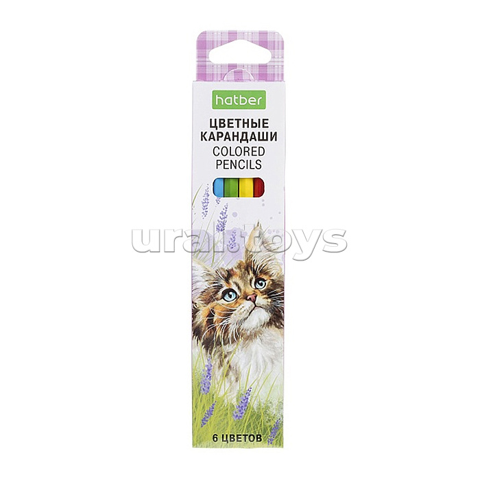 Карандаши цветные 6цв. ECO