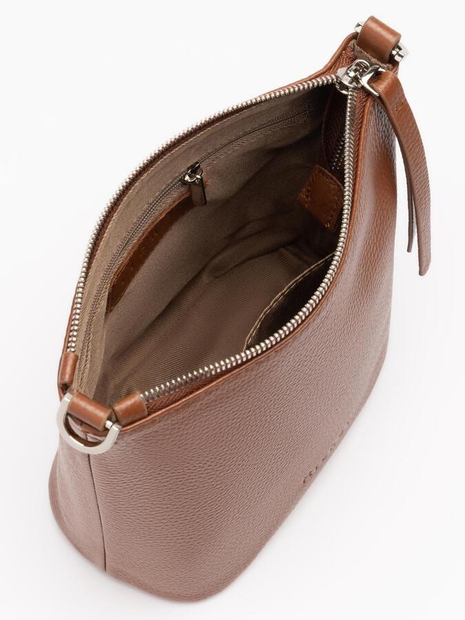 Сумка: Женская кожаная сумка Richet 3245LN 662 Рыжий