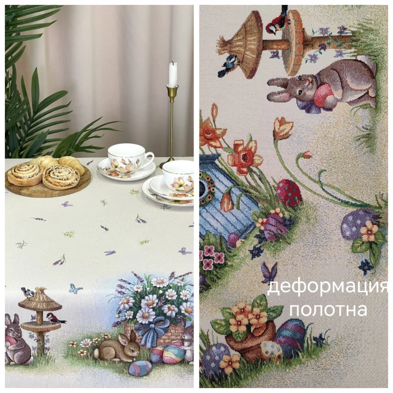 Outlet Ромашковая поляна Скатерть 135х130 см 2519482