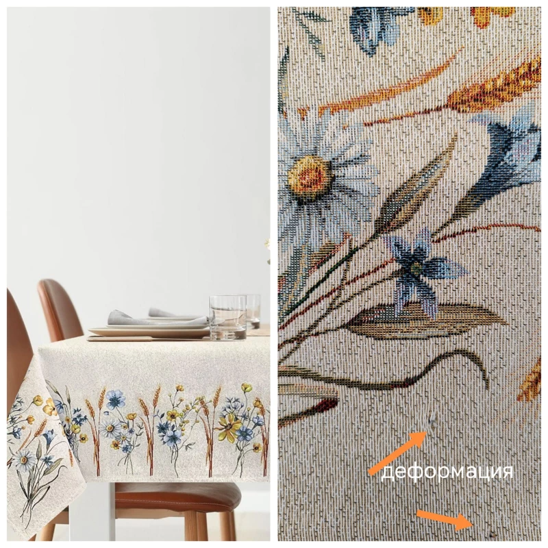 Outlet Васильковое поле Скатерть 140х240 см 2519750 New