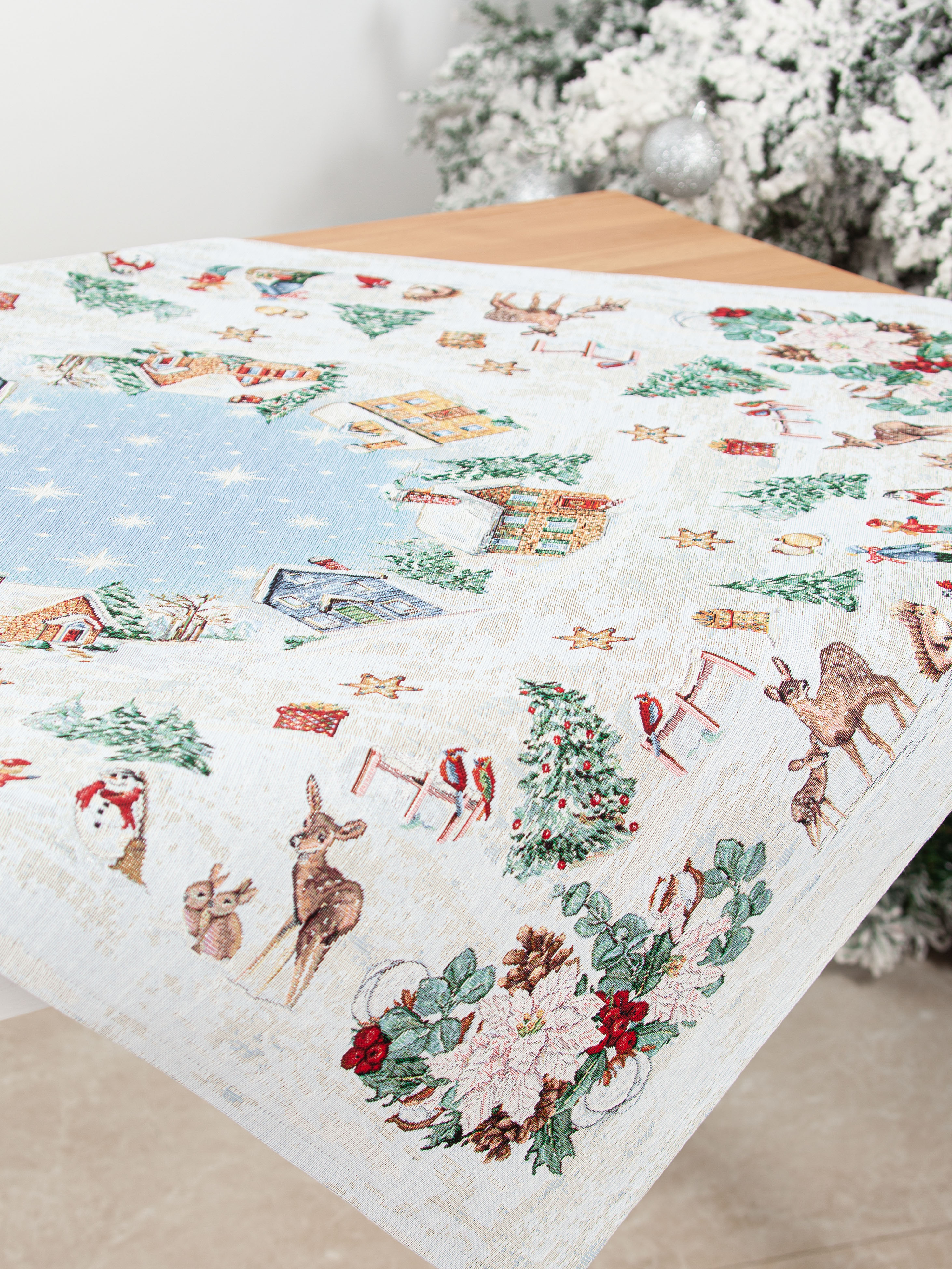 Зима в Простоквашино Салфетка 100х100 см 2105966