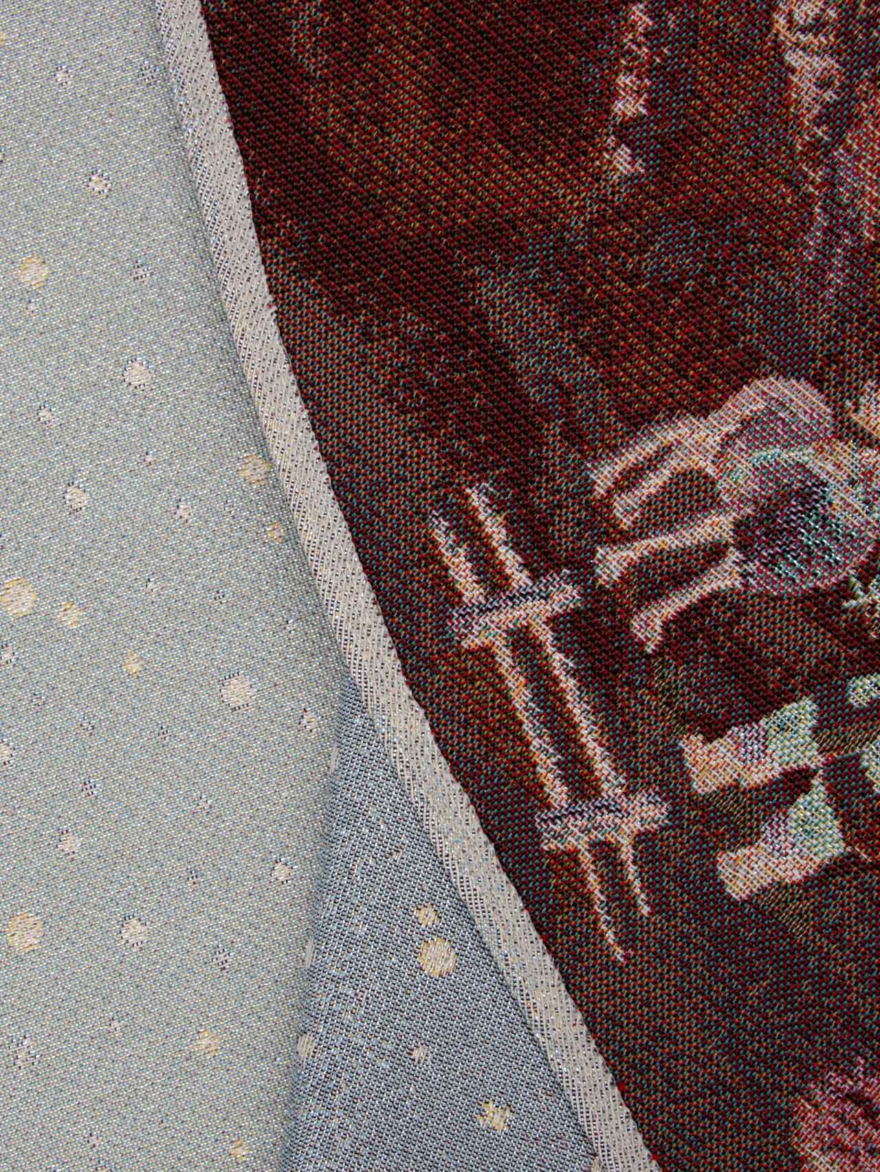 Новогодний вечер голубой фон Скатерть круг д160 см 2102395