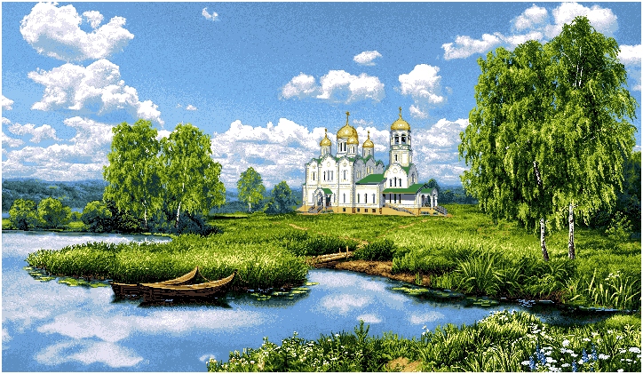 Кириллица И Салфетка круг д45 см 2520076