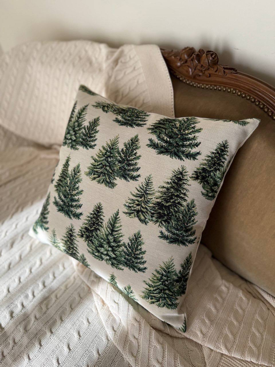 Ели Наволочка 44х44 см 2520322 односторонняя New