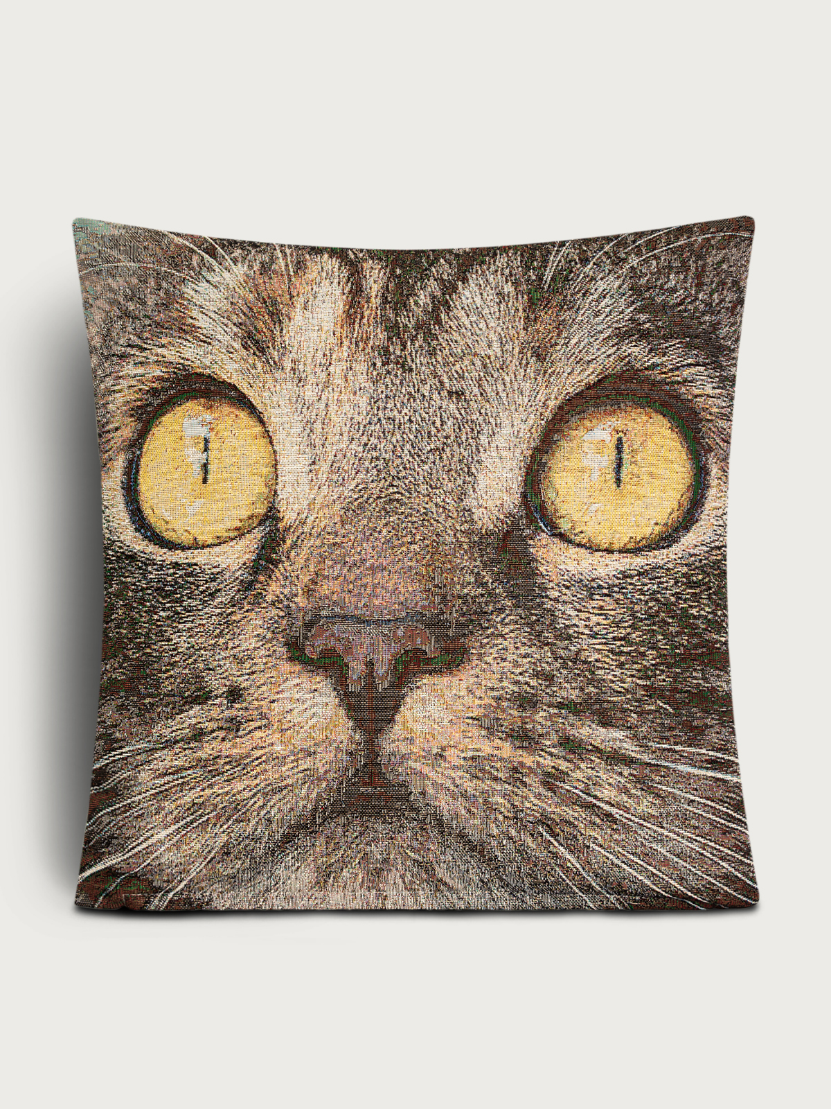 Кот Семен Желтые глаза Наволочка 45х45 см 2104258
