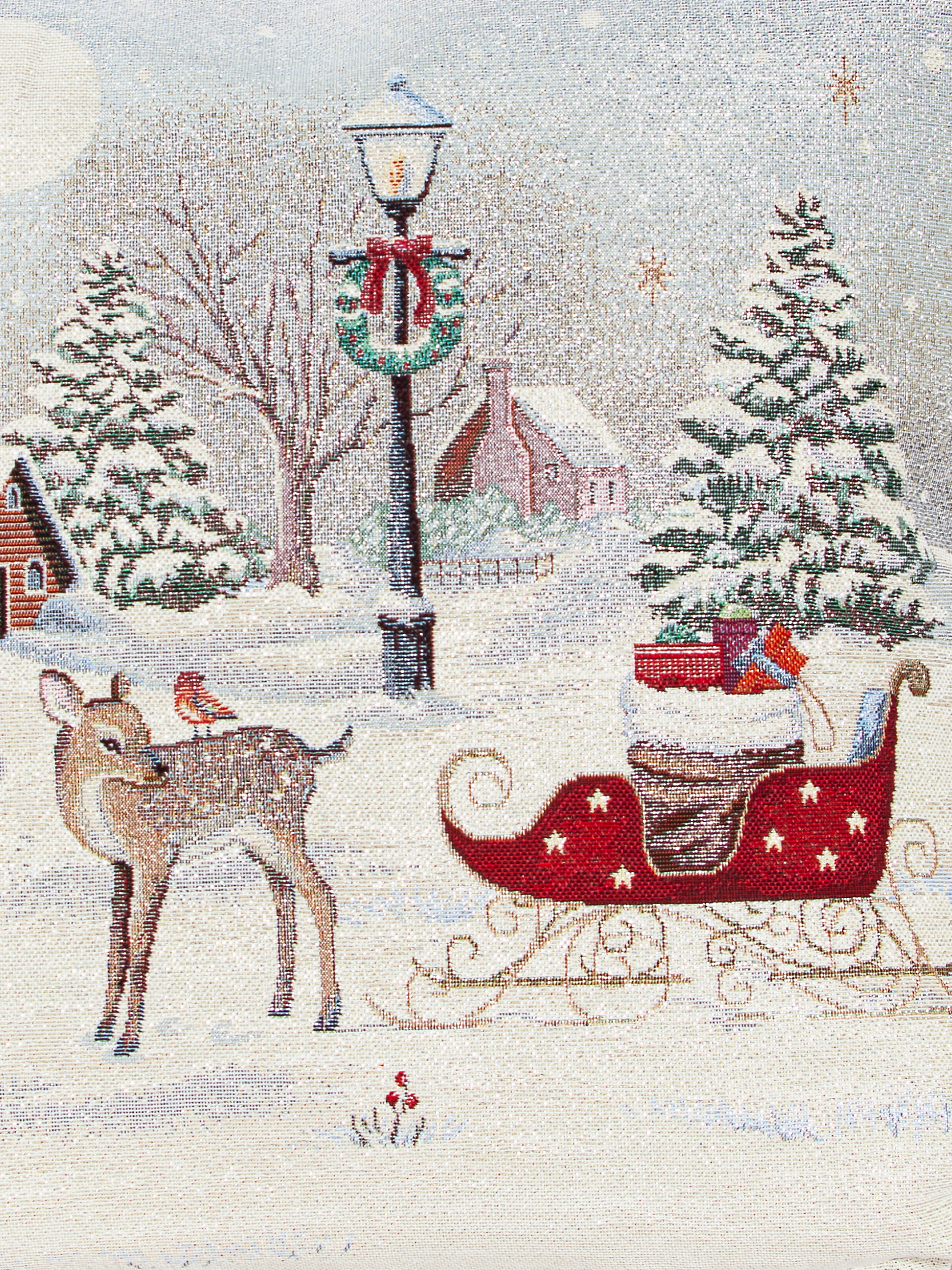 Олененок с птичкой Наволочка 45х45 см 2101576