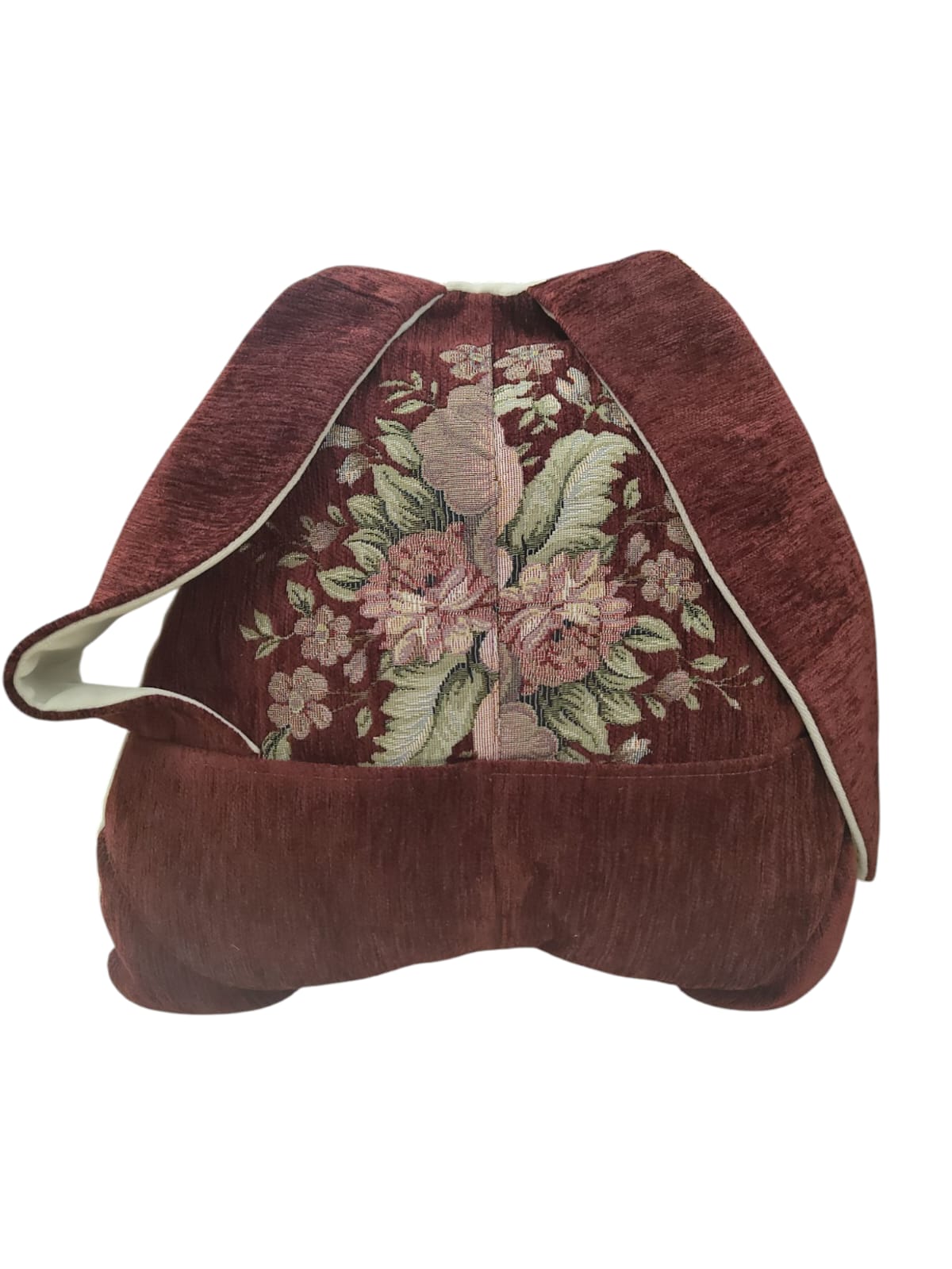 Мой кролик ЗС Бордо шенилл Подушка с карманом 2518374 New