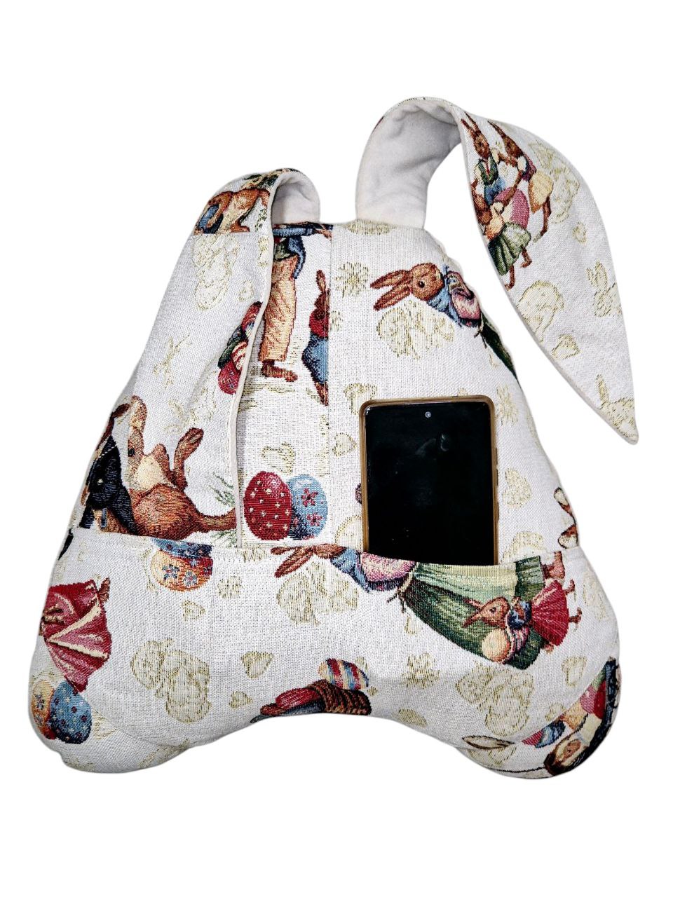 Мой кролик Зайчики Кролики Мамочка Подушка с карманом 2518375 New