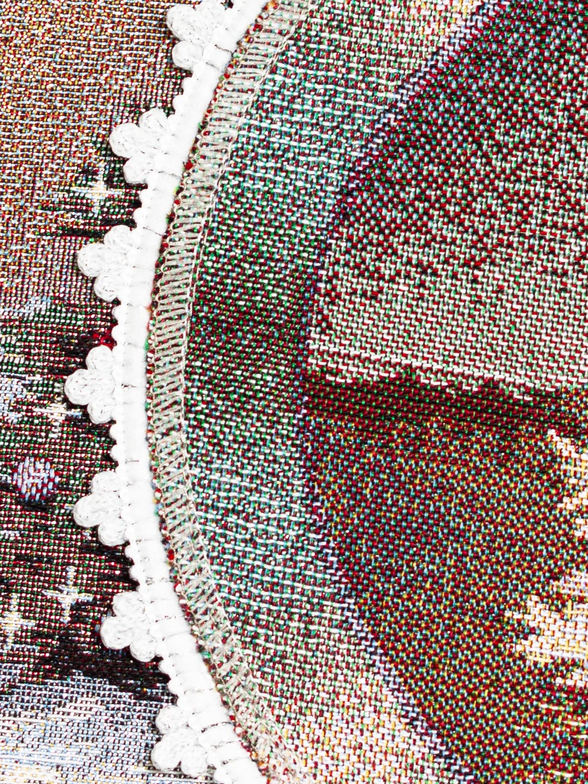 Новогодний вечер бежевый фон Комплект салфеток 2шт круг д24 см 2105781