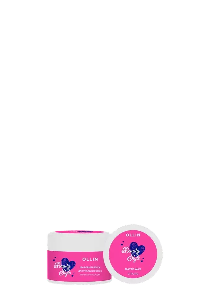 OLLIN BEAUTY STYLE Матовый воск для укладки волос сильной фиксации 50г