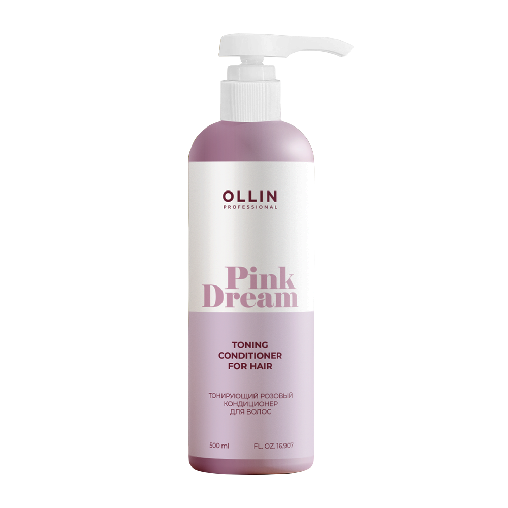 OLLIN Кондиционер тонирующий розовый для волос / PINK DREAM 500 мл