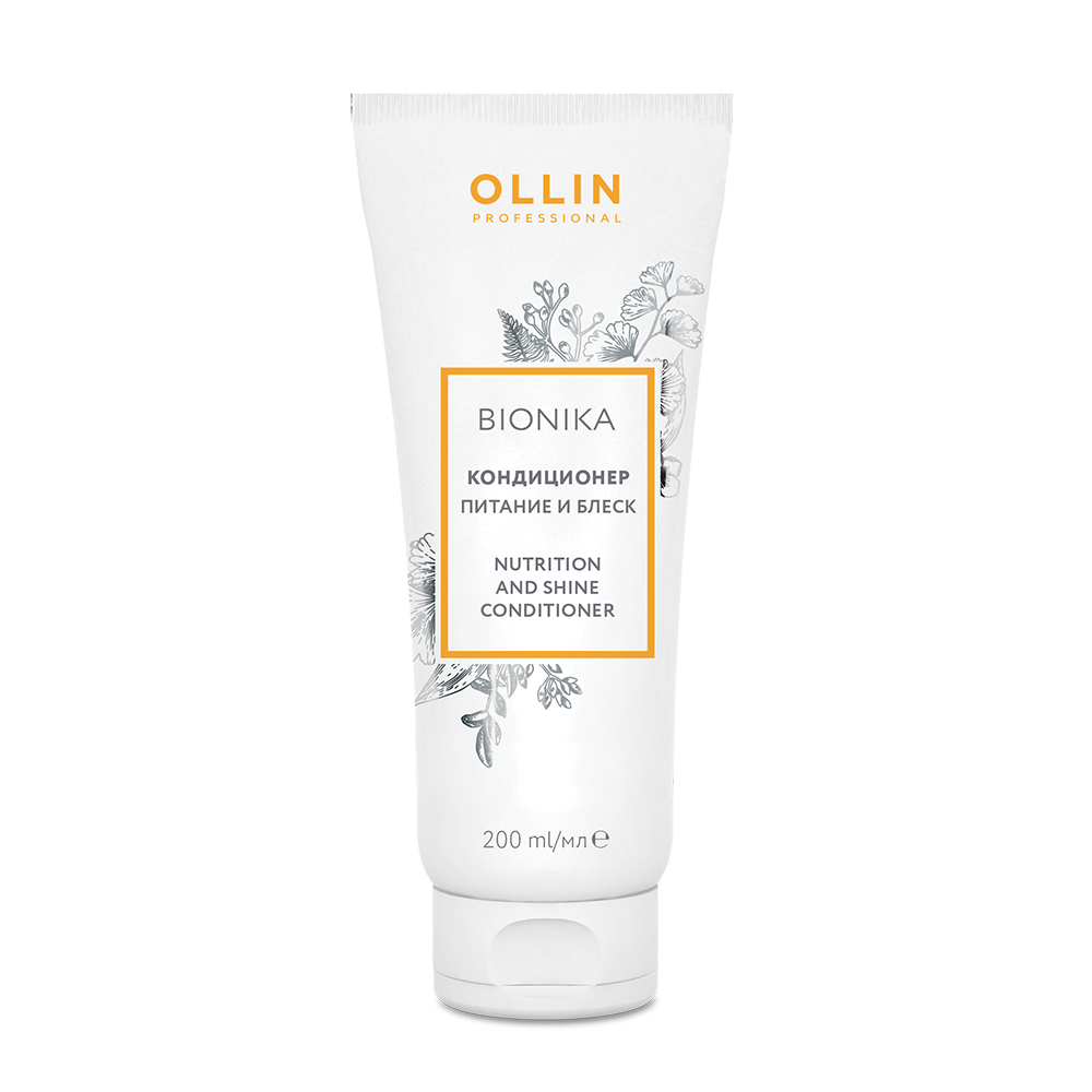 OLLIN Кондиционер Питание и блеск / OLLIN BIONIKA 200 мл