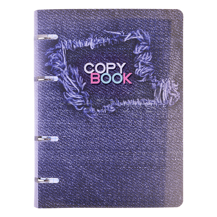 Тетрадь 80л. на кольц. А5 пл.обл.,