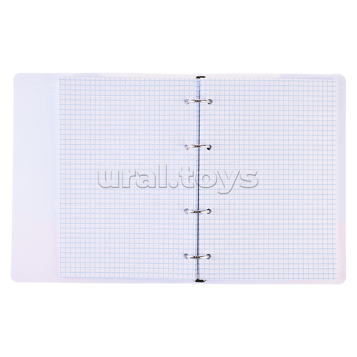 Тетрадь 80л. на кольц. А5 пл.обл.,