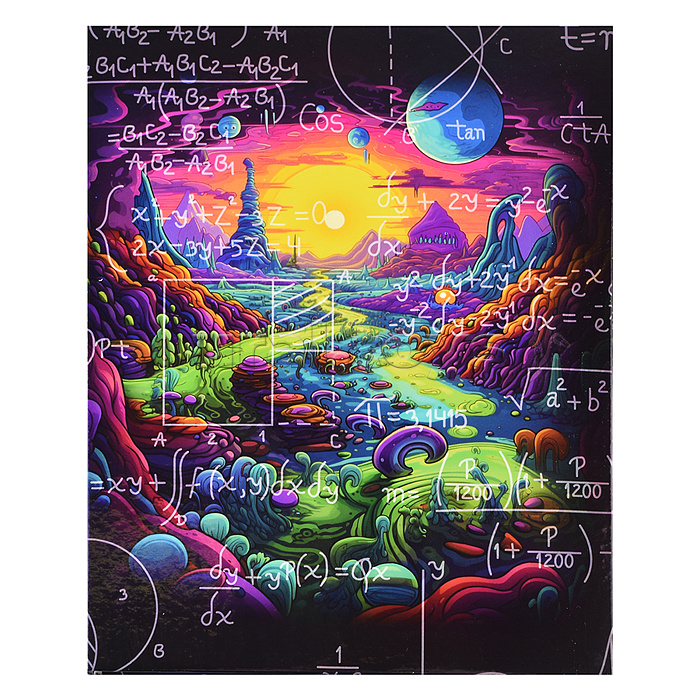 Тетрадь 80 л., клетка