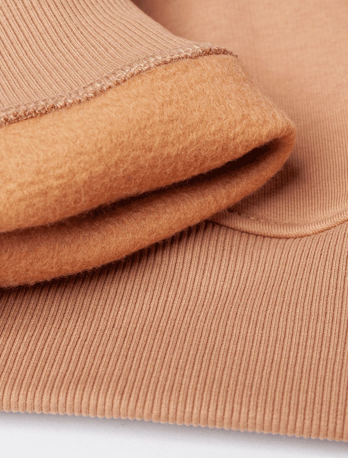 Ст.цена 2250р Свитшот из премиального футера трехнитки с начесом D49.061 охра_moments