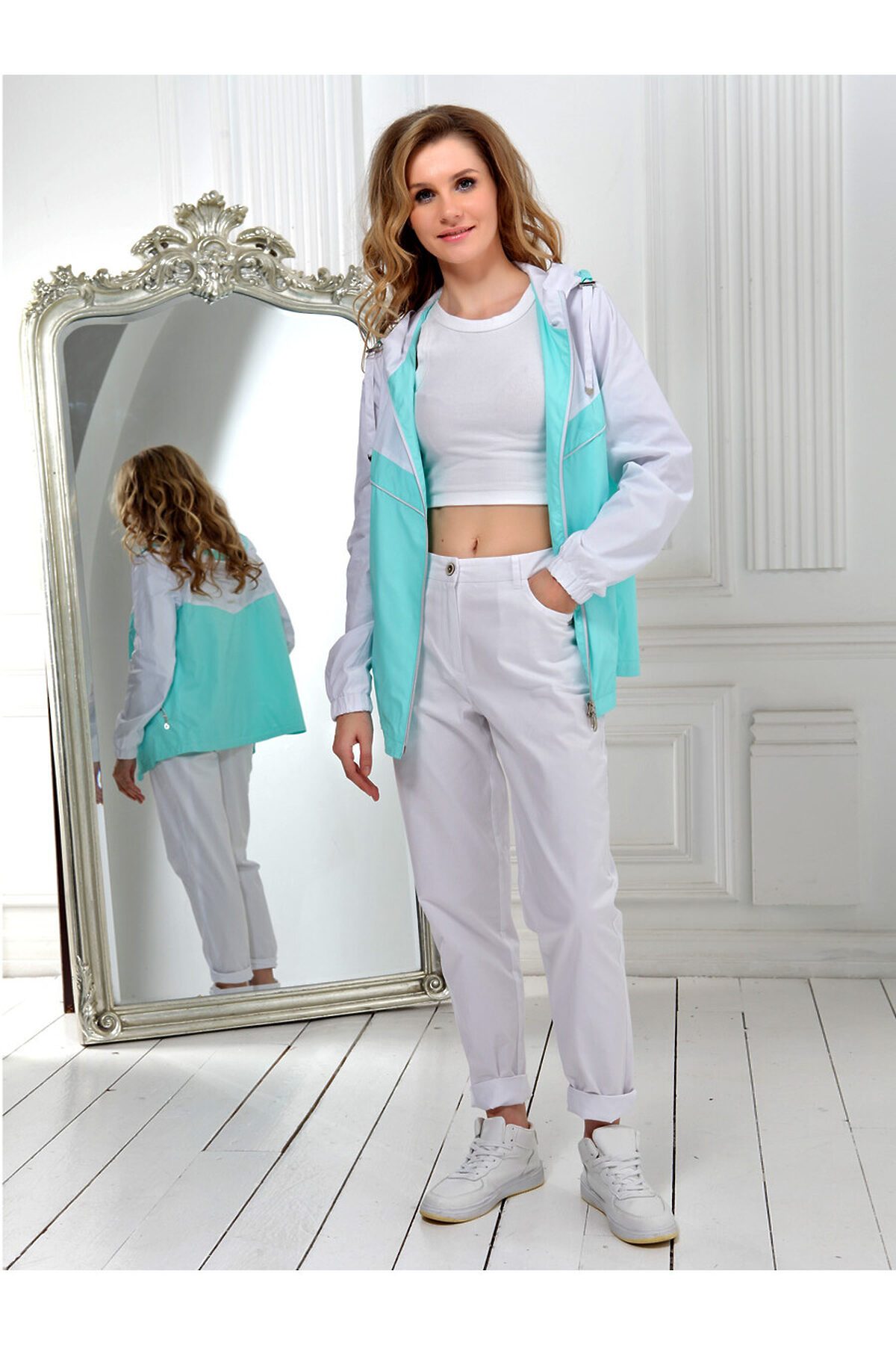 Ст.цена 3500р. Ветровка DIZZYWAY, 973401 24140 Ментол/белый