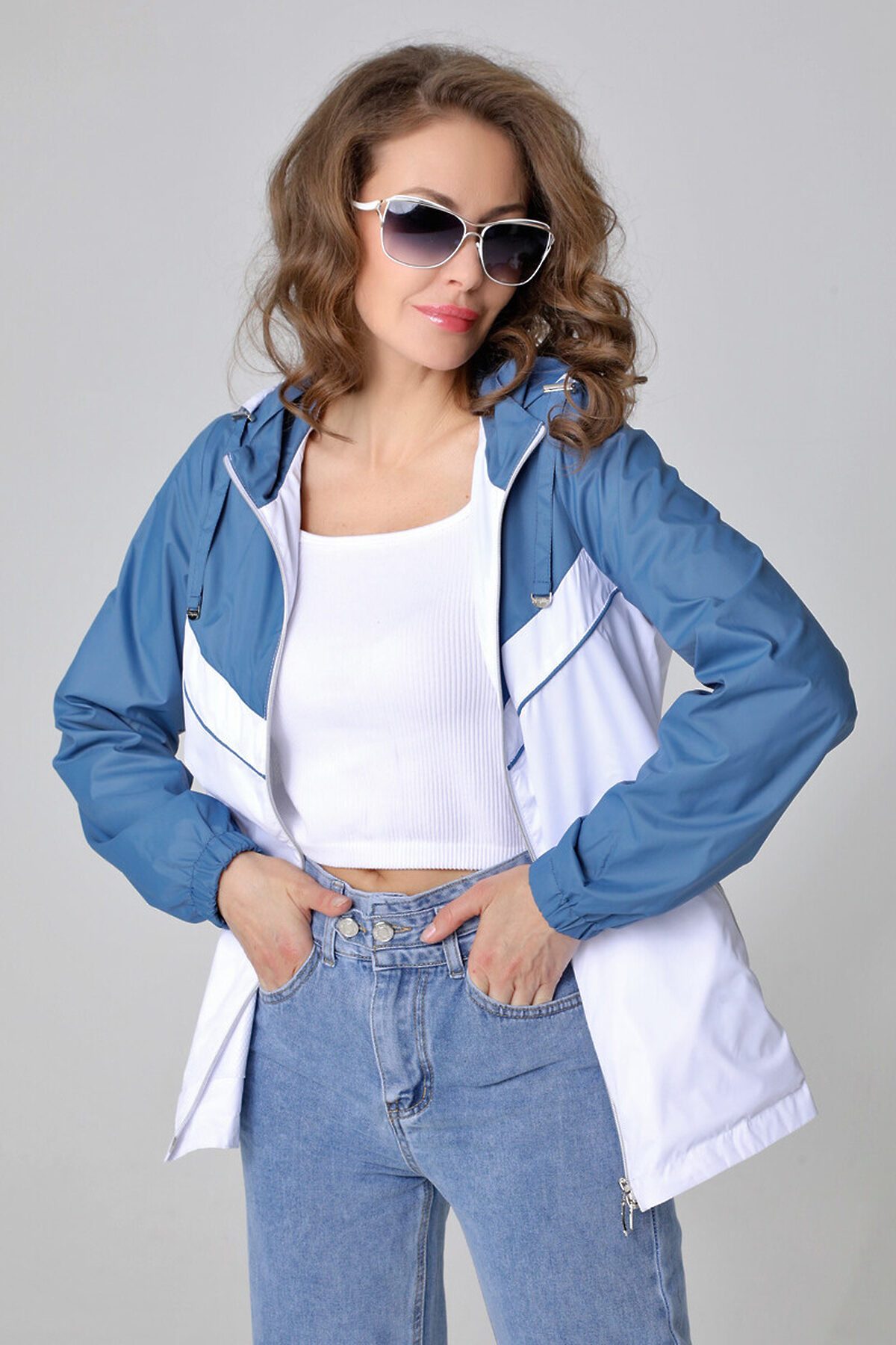Ст.цена 3500р. Ветровка DIZZYWAY, 973402 24140 Белый/синий