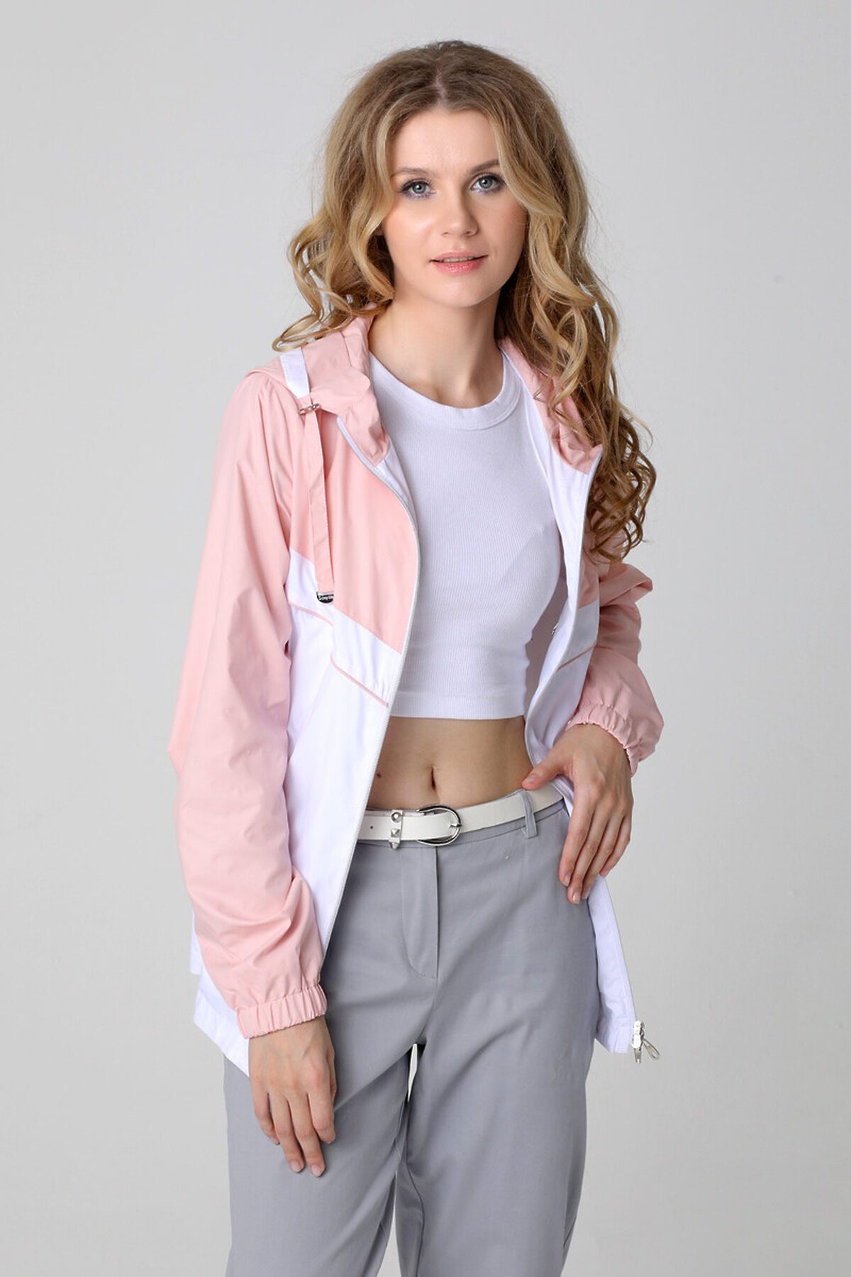 Ст.цена 3500р. Ветровка DIZZYWAY, 973400 24140 Белый/розовый