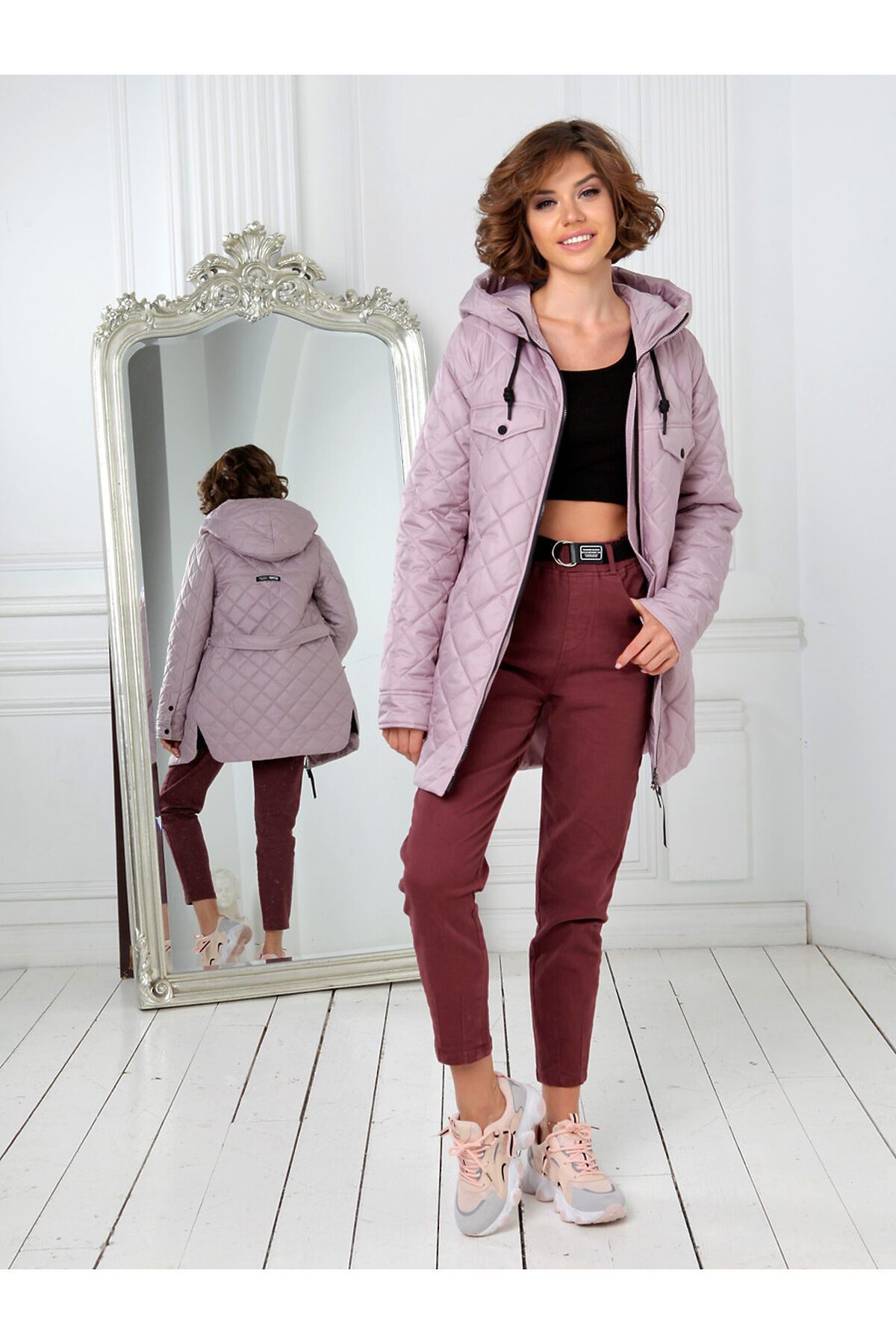 Ст.цена 4900р. Куртка DIZZYWAY, 910187 23331 Серо-розовый